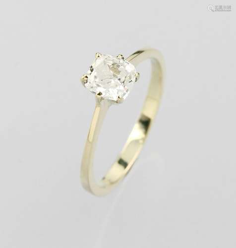 14 kt gold ring with diamond