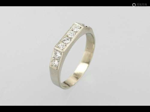 14 kt gold ring with brilliants