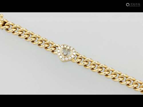 18 kt gold CHOPARD bracelet with brilliants