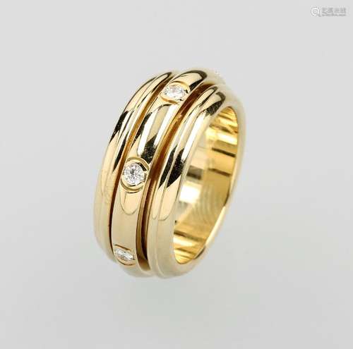 18 kt gold PIAGET ring with brilliants