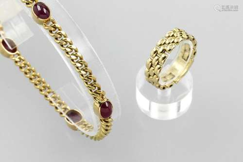 18 kt gold jewellery