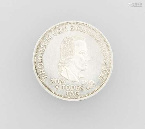 5 DM memorial coin, Germany 1955