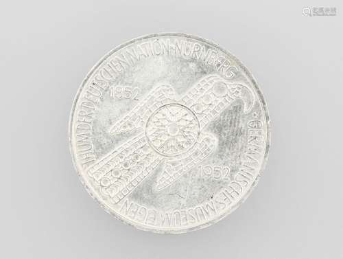 Silver coin 5 Mark, Germany 1952