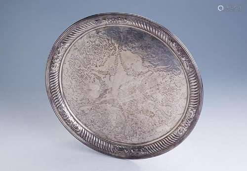 Platter, England, Sheffield 1893, silver 925