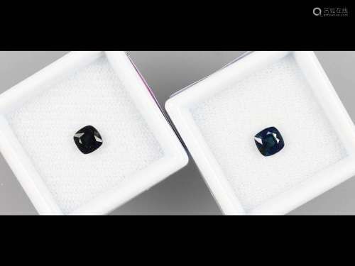 Lot 2 loose sapphires