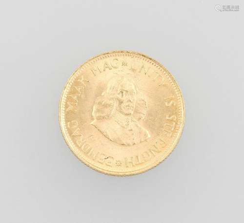 Gold coin, 2 Rand, South Africa, 1962