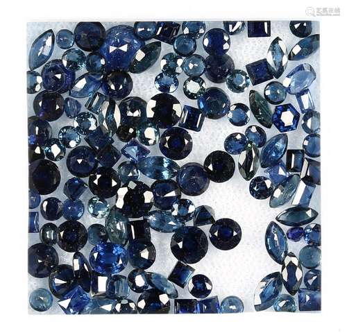 Lot loose sapphires