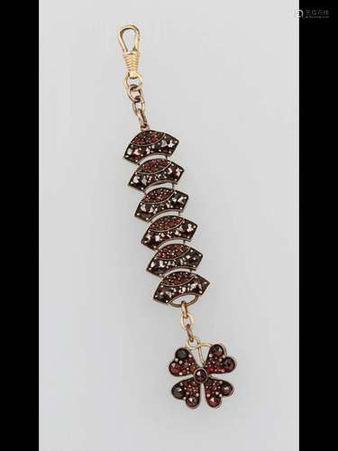 Chatelaine with garnets, Bohemia approx. 1900s