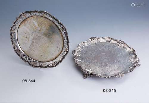 Platter, England, London 1900, silver 925