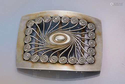 Rare belt buckle, Pforzheim approx. 1905/10