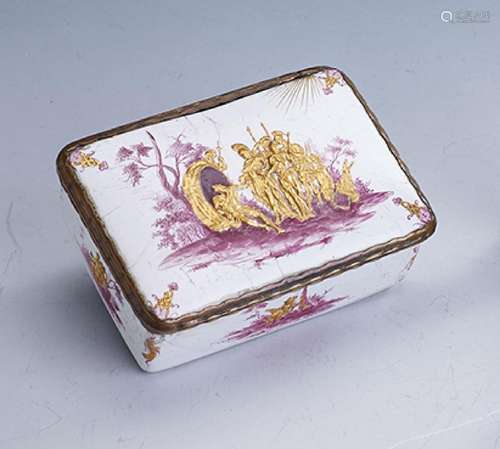 Bonbonniere with enamel, Berlin approx. 1750