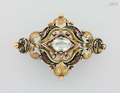 Brooch, gold foil, Austria approx. 1835