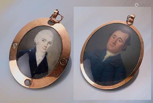 Miniature painting, England approx. 1780/1810