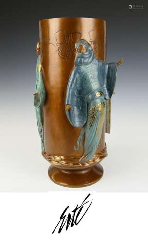 ROMAIN DE TIRTOFF (FRENCH 1892-1990) FANTASY VASE