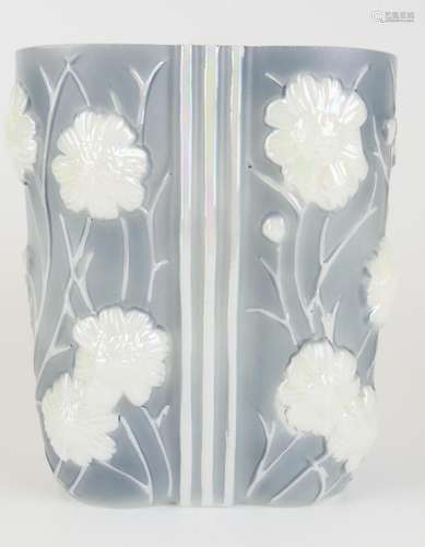 CONSOLIDATED 1930'S PILLOW SHAPED GLASS VASE