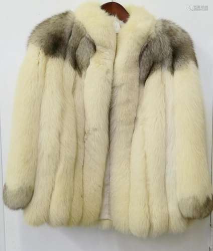 SAGA GENUINE FINNISH SHADOW FOX FUR COAT