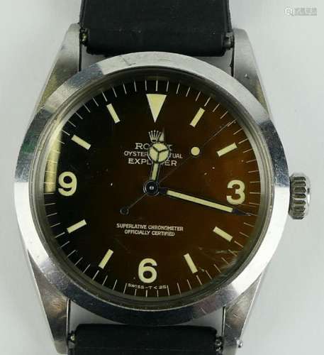 GENTS 1960's ROLEX OYSTER PERPETUAL EXPLORER WATCH
