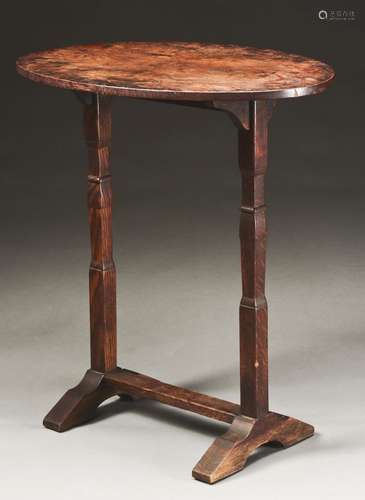 Rare Stickley Brothers Oval Occasional Table, No. 2641.