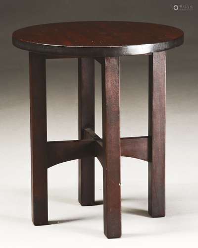 Gustav Stickley Arts & Crafts Taboret, No. 601.