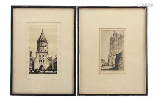 Group of 2: American Artists Limited Edition Engravings.