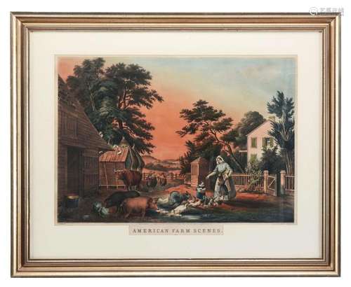 American Farm Scenes, N. Currier No. 2 Large Folio.