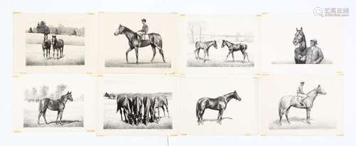 Collection Of 24: Clarence William Anderson (1891 - 1971) Lithographs.