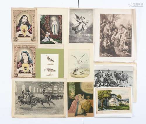 Large Lot Of Currier & Ives Reference Books with Collection Of Miscellaneous Prints & Lithographs.