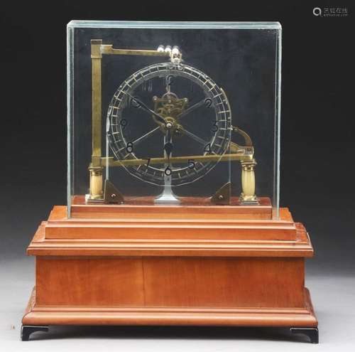 Unusual French Automaton Water Wheel Clock.