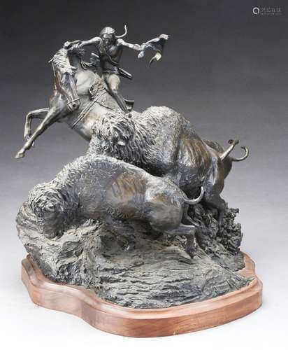 Rusty Phelps Bronze Sculpture.