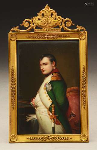 Hutscenreuther Porcelain Portrait Plaque of Napoleon.