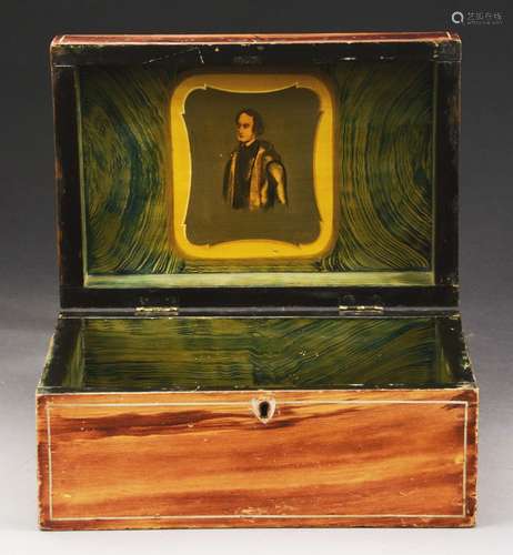 Portrait Decorated Keepsake Box.