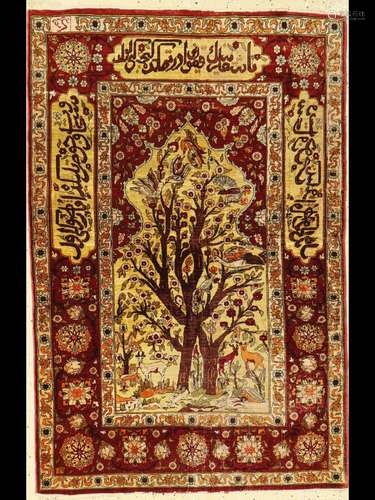 Silk Hereke Rug,