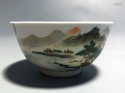 CHINESE PAIR OF FAMILLE ROSE BOWLS