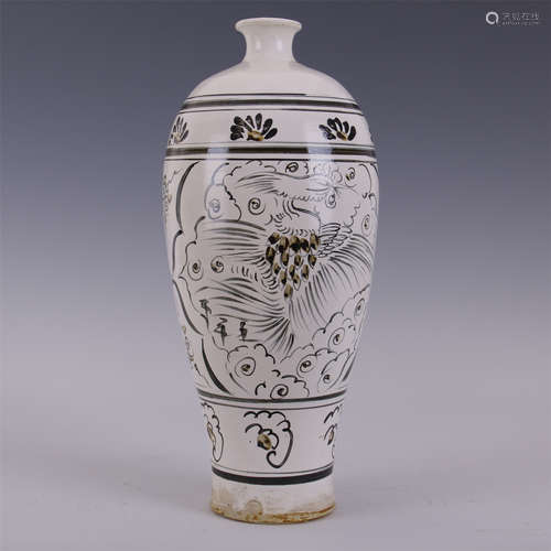 CHINESE PORCELAIN CIZHOU KILN PHOENIX MEIPING VASE