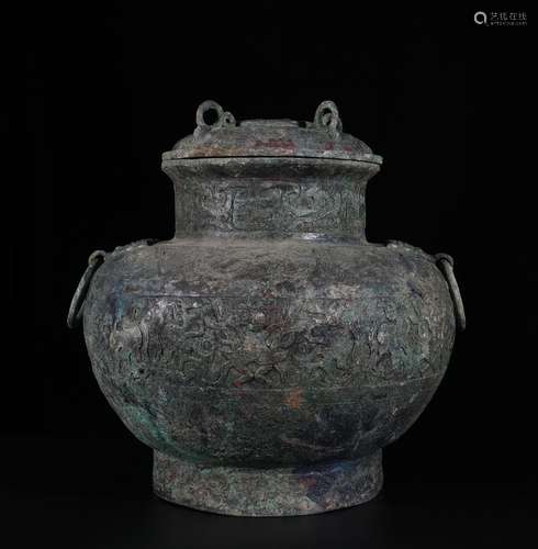 Chinese bronze vase