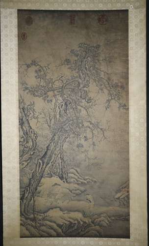 Chinese painting scroll