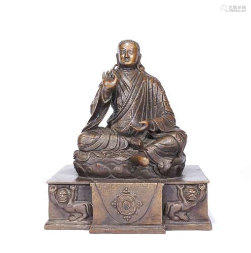 Tibet gilt bronze buddha