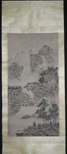 Chinese painting scroll