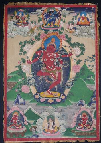 Chinese thangka