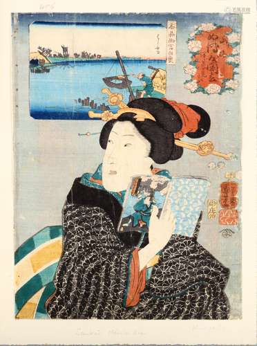 ELEVEN JAPANESE WOODBLOCK PRINTS.