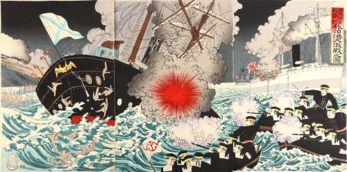 A JAPANESE WOODBLOCK PRINTS.