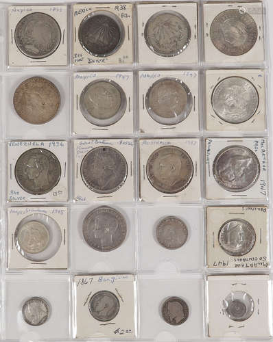 FOREIGN SILVER & COINAGE, CIRCA 1776 ONWARD