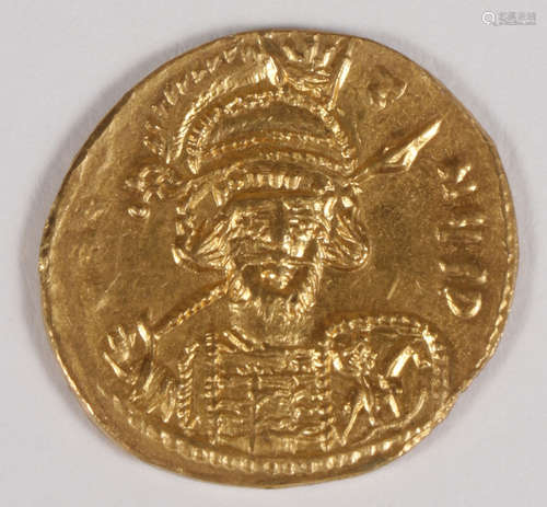 A BYZANTINE CONSTANTINE IV GOLD SOLIDUS