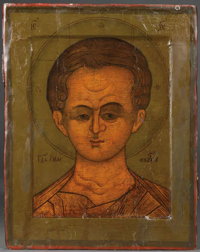 A RUSSIAN ICON OF THE LORD IMMANUEL, 16TH/17TH C.