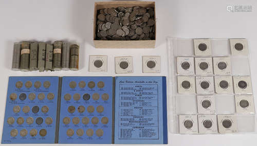 OVER 1,000 US BUFFALO NICKELS, CIRCA 1913-1938