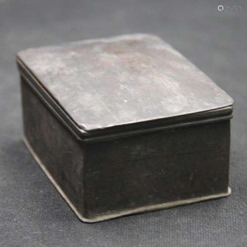 CHINESE BRONZE COVER BOX