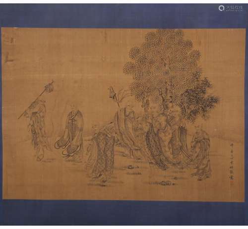 CHINESE SCROLL PAINTING