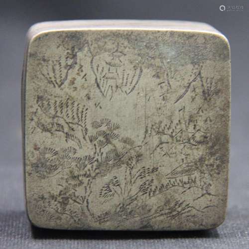 CHINESE BRONZE BOX