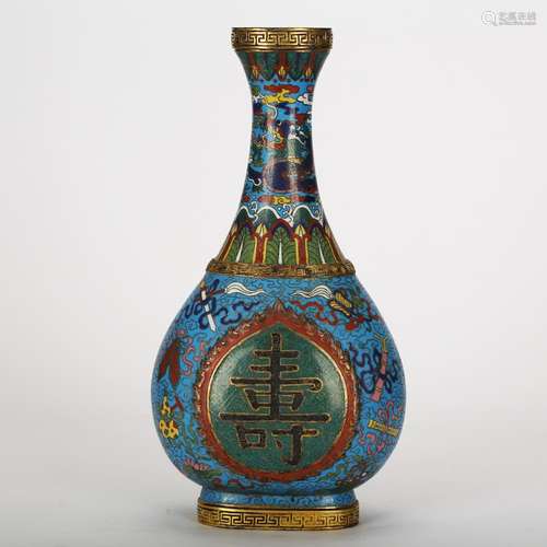 CHINESE CLOISONNE VASE