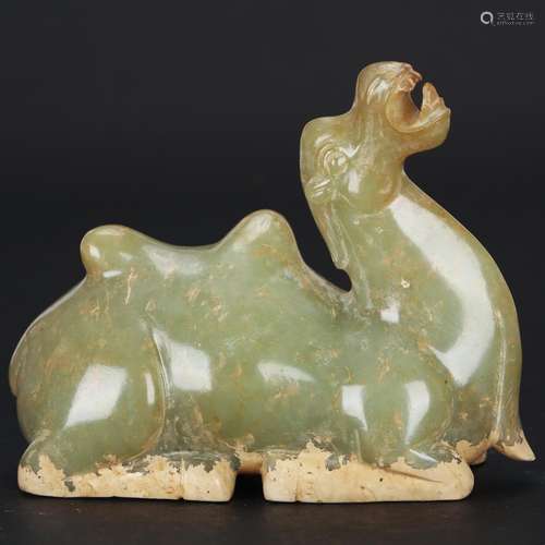 CHINESE JADE CARVED CAMEL